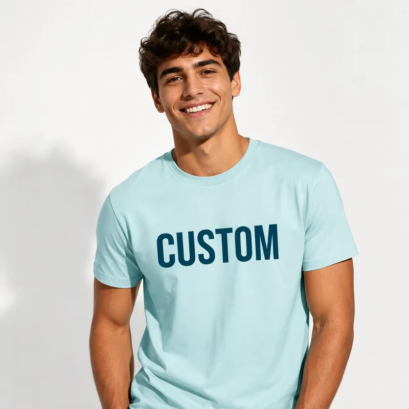 High GSM Custom Fabric Plain T Shirt Mens Tee Shirt for Heavy Duty Workwear Industrial Staff