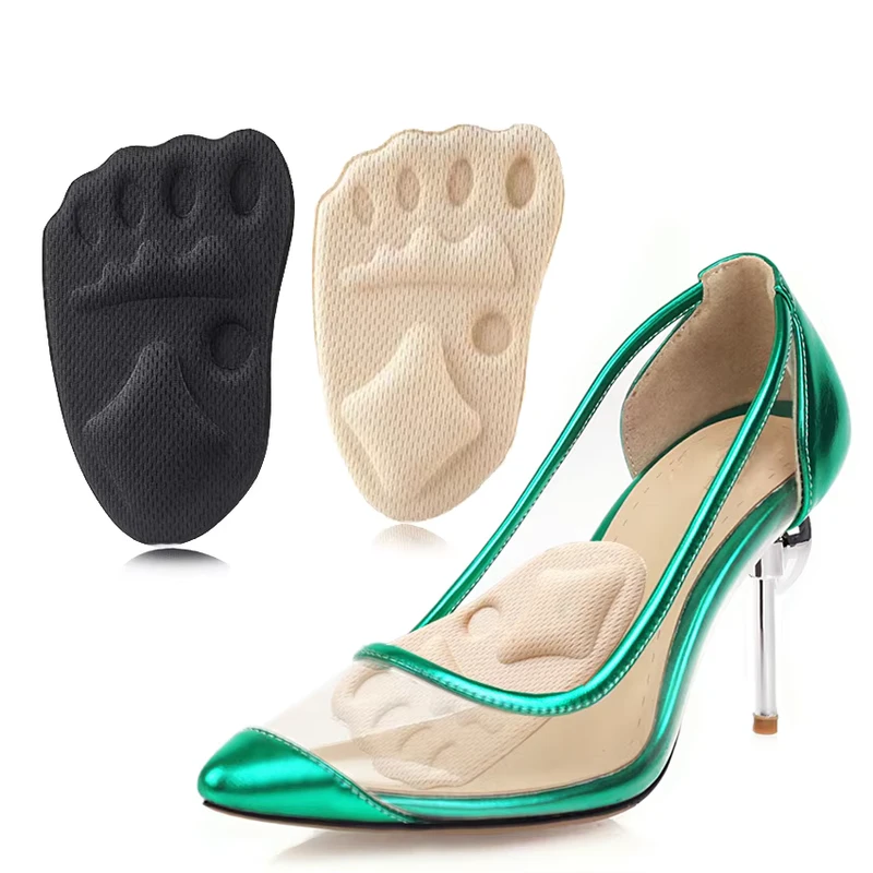 High Heel Forefoot Cushions with Anti-Slip Breathable Insole