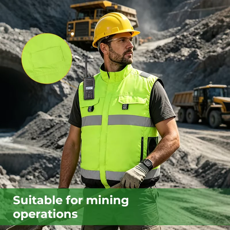High Power Cooling Jacket with Fan 30V Reflective Workwear Cooling Vest for Construction and Industrial Workers