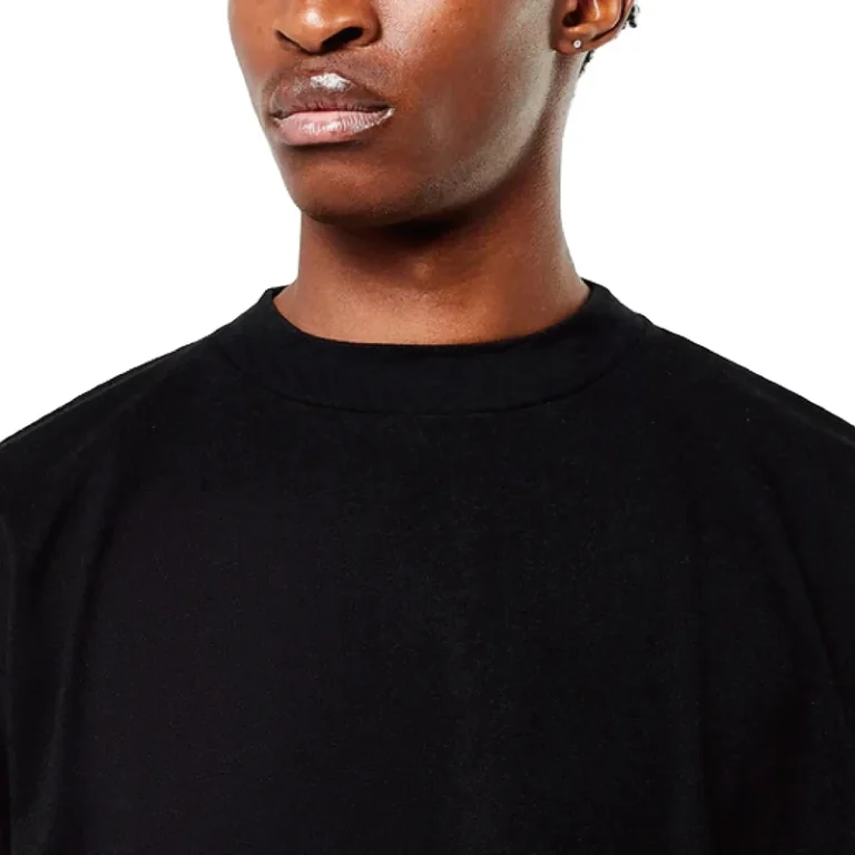 High-Quality-100-Cotton-Tshirts-Custom-Mock-Neck-Black-T-shirt-Men-Oversized-Blank-Plain-T-Shirts-Clothing-For