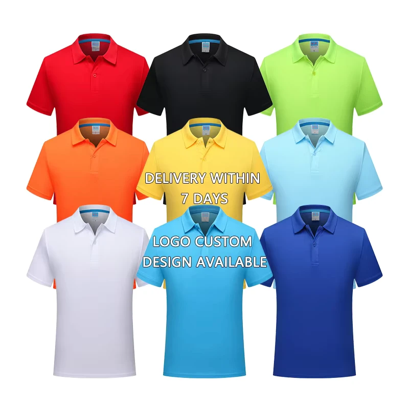 High Quality 100% Polyester Mesh Casual Button for Shirt Solid Dark Color Breathable Knit Anti wrinkle Short