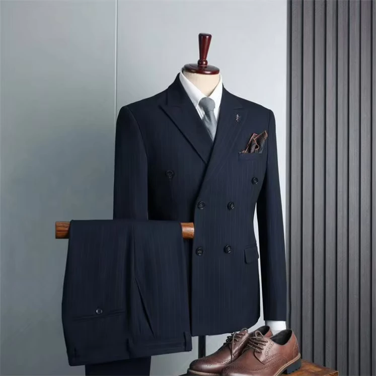 High Quality 100% Wool Suit Custom Business Apparel Wedding Suit Tuxedo
