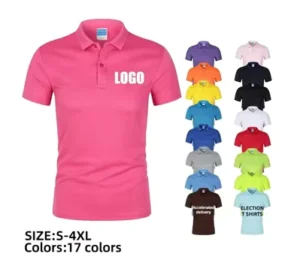 High Quality 180gsm 100% Polyester Quick Dry Short Sleeve Polo Shirt Plain Blank Custom logo Printed Custom Men Polo t Shirts