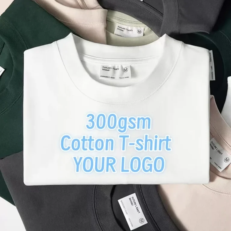 High-Quality-300gsm-100-Cotton-t-Shirts-Factory-Price-Manufacturer-Custom-Logo-Printing-T-Shirt-Plain-Unisex-Women-Men-Tshirt