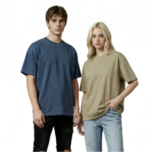 High Quality 350Gsm Unisex Oversized Loose Fit Custom 100% Cotton Knitted Anti Wrinkle Drop Shoulder Blank