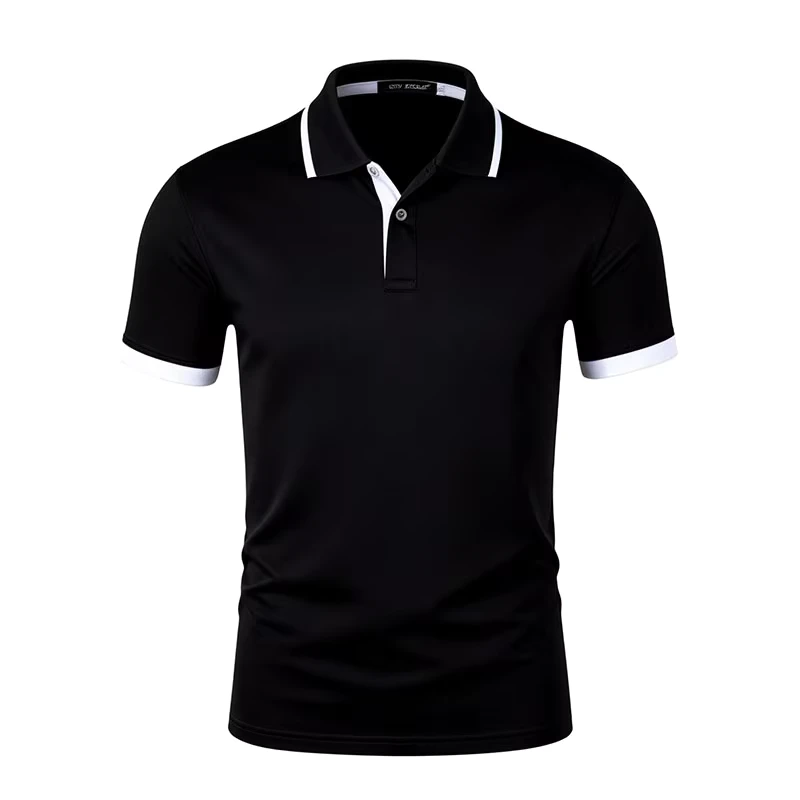 High Quality Casual Business Work Polo Shirt Embroidery logo Custom Solid Vintage Polo Tshirts Sublimated Print