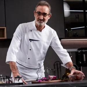High Quality Chef Work Uniforms For Hotels And Restaurants Catering Kitchen Clothes With Custom Logo Guard Uniforms