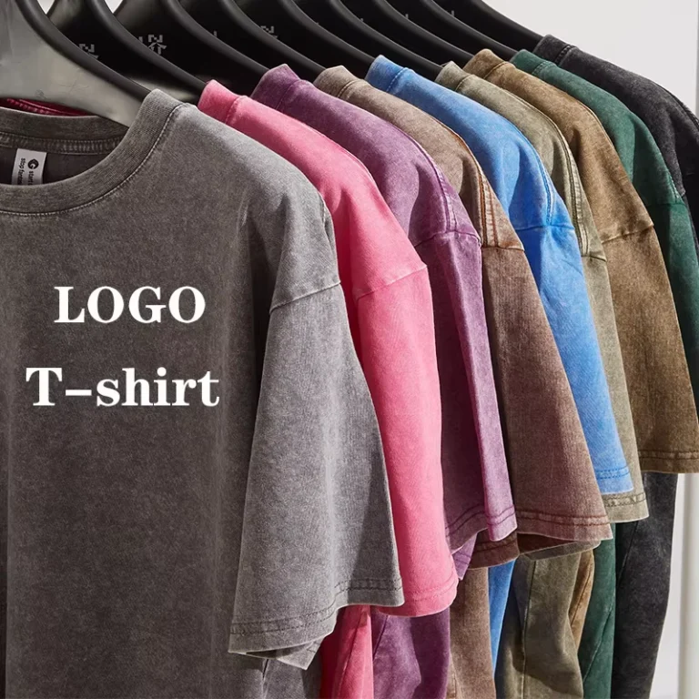 High-Quality-Cotton-Custom-Logo-T-Shirt-For-Men-Blank-Heavy-Weight-Oversized-Vintage-Acid-Washed-Hip-Hop-Street-Mens-T-Shirts