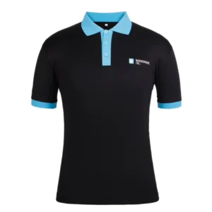 High Quality Cotton Men’s Polo Shirt Custom Embroidered Logo Solid Pattern Knitted Work Clothes Uniform Polo Shirt
