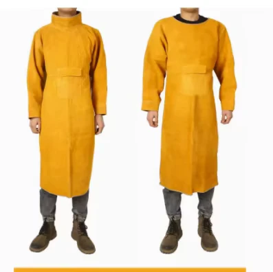 High-Quality-Cowhide-Welding-Ironing-Back-Wear-Clothing-Argon-Arc-Welding-Whole-Skin-High-Temperature-Flame-Retardant-Apron
