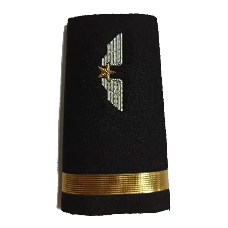 High-Quality-Custom-3D-Star-Lace-Fabric-Button-Badge-Shoulder-Epaulettes-for-Gabon