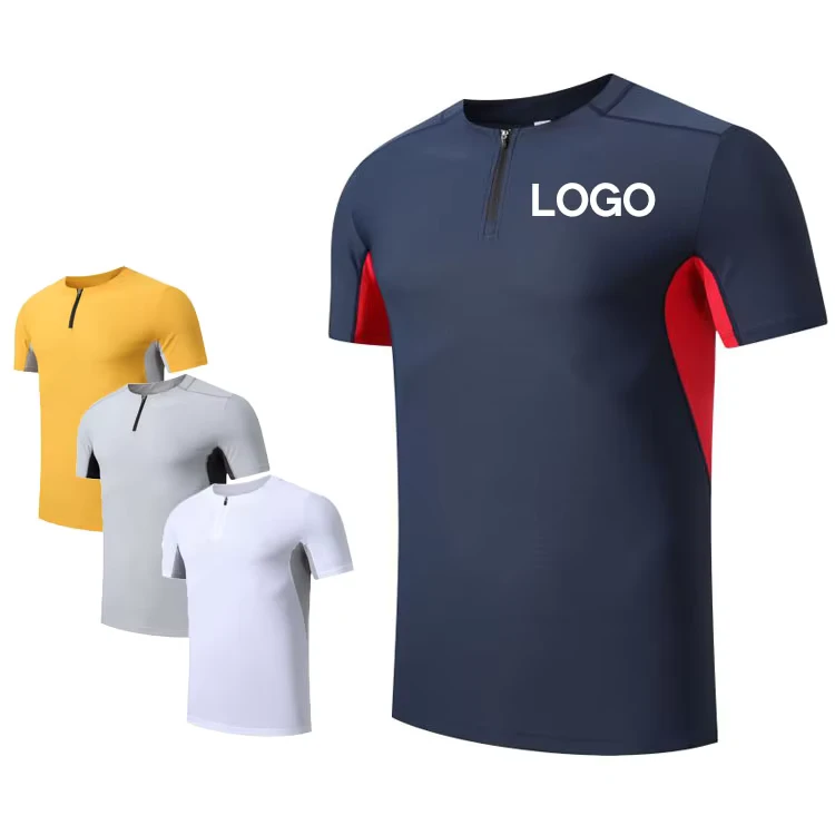 High Quality Custom Logo Nylon Sports Men Polo T Shirt Golf Polo T Shirts Plus Size Unisex Short sleeved Polo Shirts