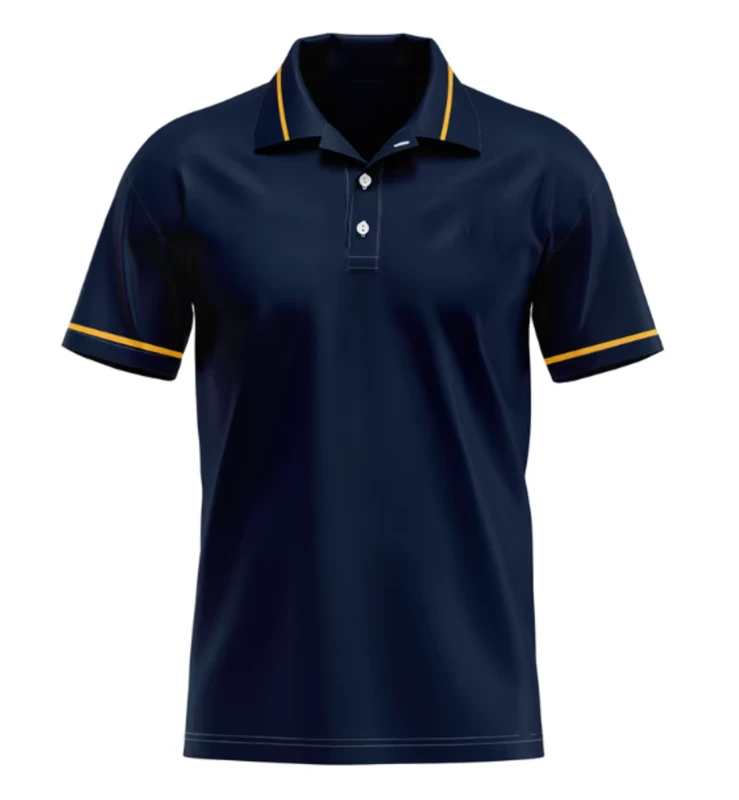 High Quality Custom Logo Work Uniform Blank Plain Men's Polo Shirts Cotton Polyester Custom Embroidery Uniform Polo Shirt