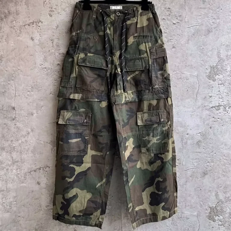 High-Quality-Custom-Stonewashed-Cargo-Pants-Loose-Camo-Print-Wide-Leg-Multiple-Pockets-Mid-Waist-Hip-Hop-Style-Straight-Jeans
