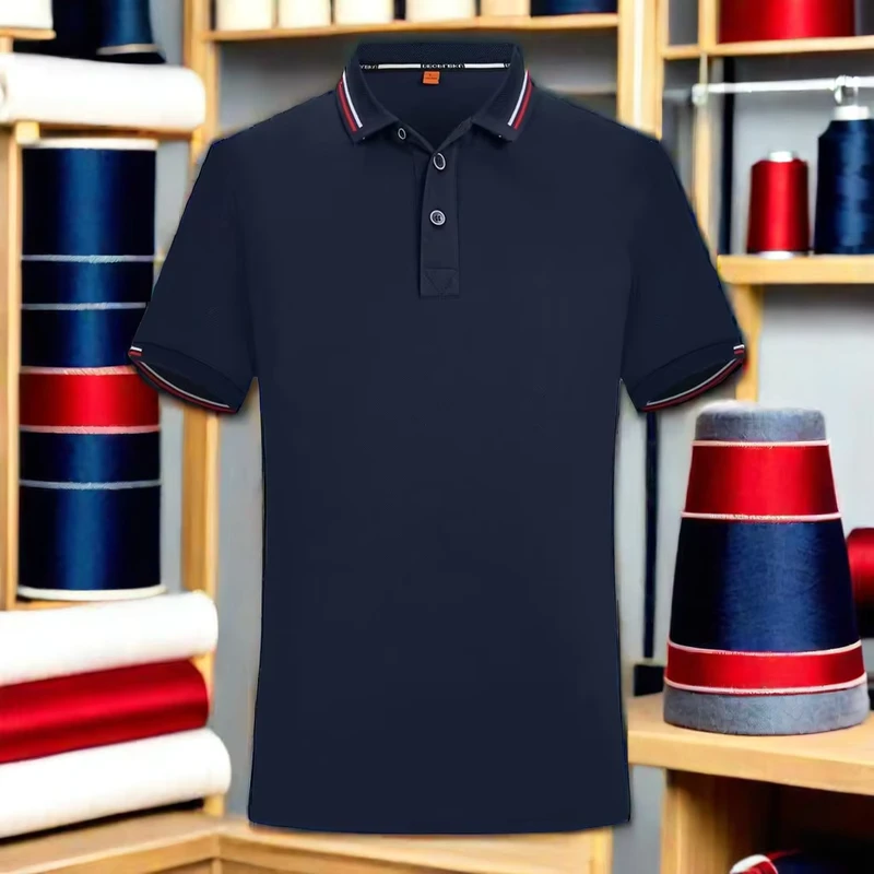 High Quality Customized Embroidered POLO Company Uniform POLO Work logo Design Mens Golf Polo Shirt