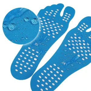 High Quality Customized Invisible Adhesive Shoes Beach Foot Pads Barefoot Insoles Feet protection Stickers for Walking