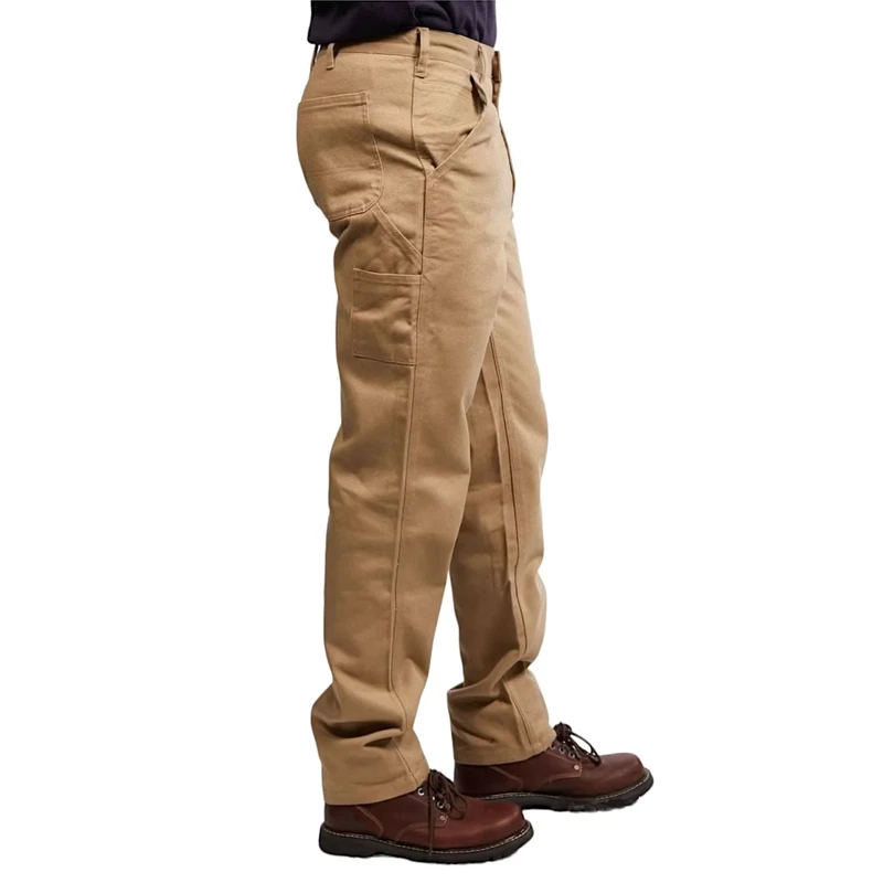 High Quality Durable 100% Cotton Flame Retardant Workwear Work Pants for Men Custom Logo