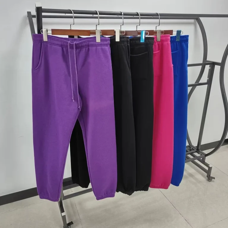 High-Quality-Eco-Friendly-Breathable-100-Cotton-Mens-Autumn-Casual-Sweatpants-Thickened-Fleece-Elastic-Waist-Hip-Hop-Pants