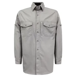 High Quality Fire Proof NFPA 2112 Adjustable Cuffs 6OZ Workwear Flame Retardant FR Work Shirts