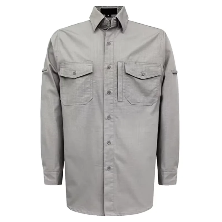 High-Quality-Fire-Proof-NFPA-2112-Adjustable-Cuffs-6OZ-Workwear-Flame-Retardant-FR-Work-Shirts