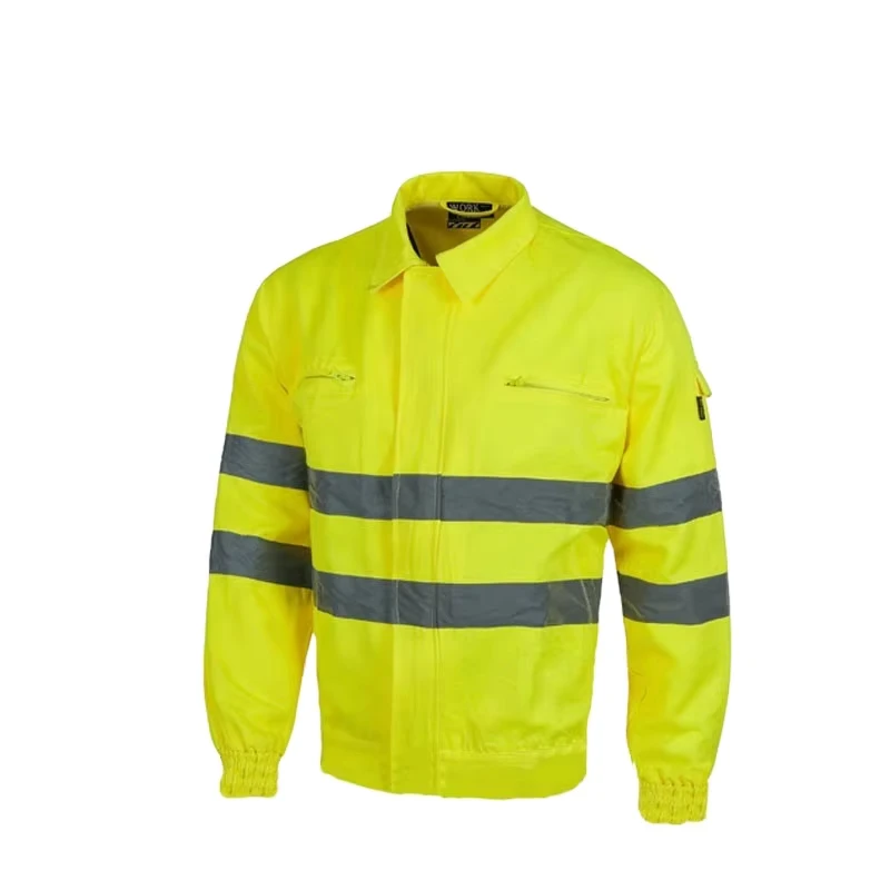 High Quality Hi Vis Jacket Winter Safety Waterproof Breathable Reflective Jacket With Zipper