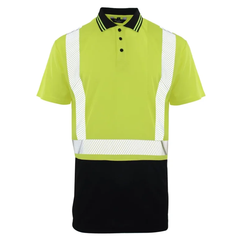High-Quality-Hi-Vis-Work-Polo-Shirt-Mens-Short-Sleeve-Polos-Hi-vis-Short-Sleeve-Moisture-Wicking-Safety-Work-Polo-T-Shirt