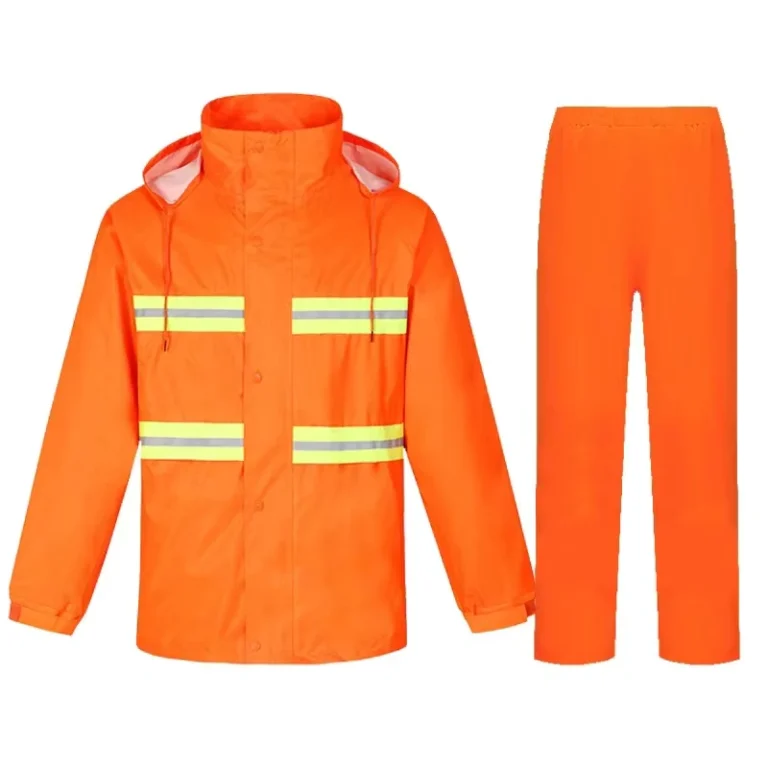 High-Quality-Hi-Viz-Rain-Suit-Waterproof-Polyester-Raincoat-for-Adults-Poncho-Work-Hiking-Rain-Suit-Jacket