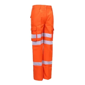 High Quality High Visibility Safety Pants Reflective Stripe Work Multiple Pockets Hi Vis Winter Workwear Trousers