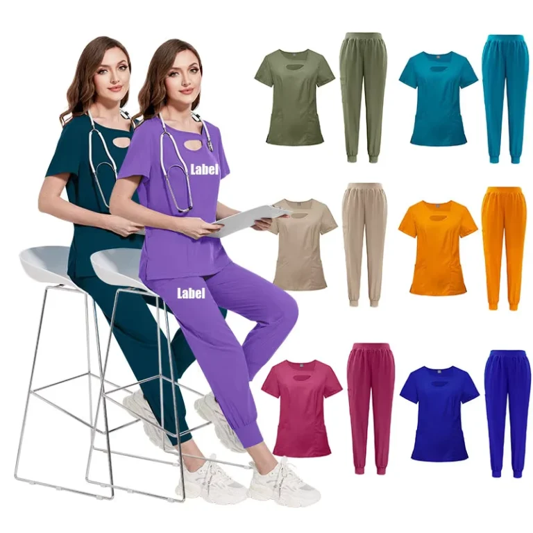 High-Quality-Hospital-Nurse-Uniforms-Dental-Scrubs-Uniforms-Sets-Multiple-Styles-Women-Nursing-Medical-Scrubs-2-Piece