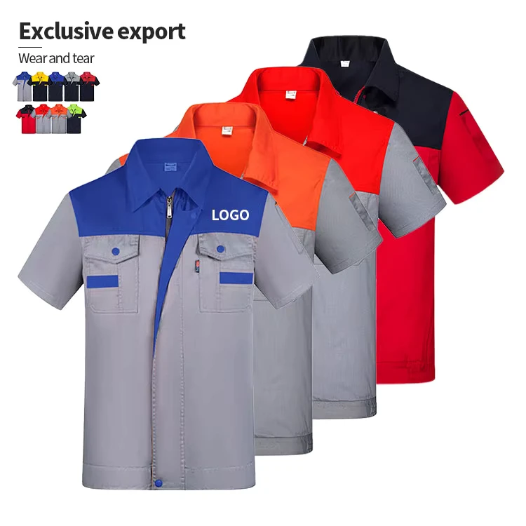 High Quality Industrial Construction Working Clothes Uniform for Engineer Mechanic Workwear Work Uniform Men Overalls