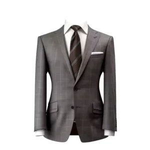 High Quality Light Grey Men’s Suits 3 Pieces Slim Fit Groom Wedding Tuxedo Male Fashion Blazer Set Office Work