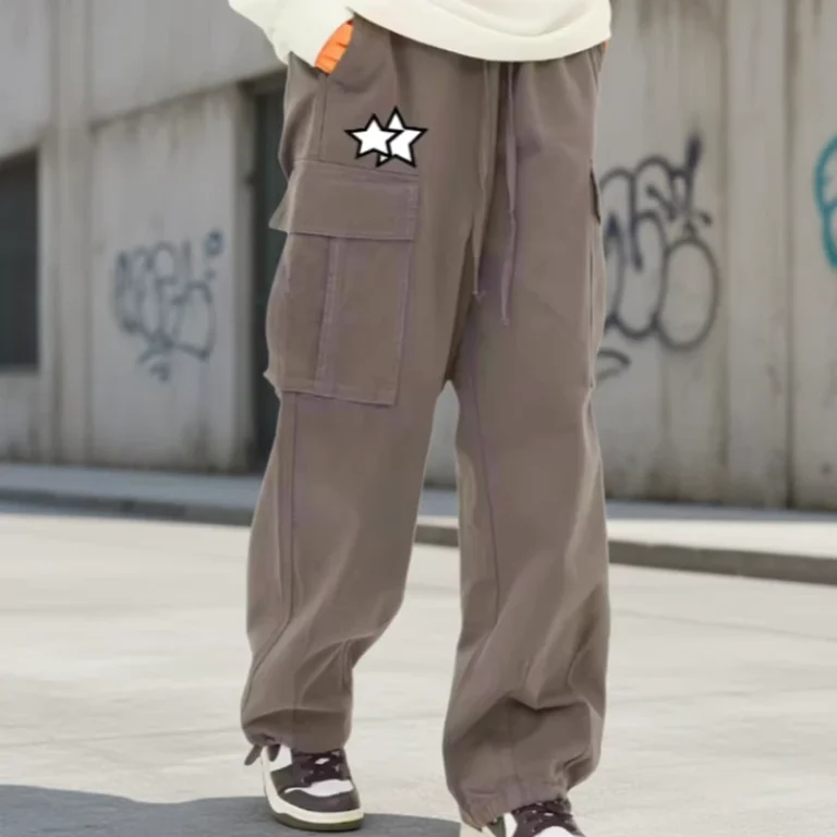High-Quality-Low-Moq-Custom-Unisex-Wide-Leg-Pocket-Men-Cargo-Pants-Women-Cargo-Pants