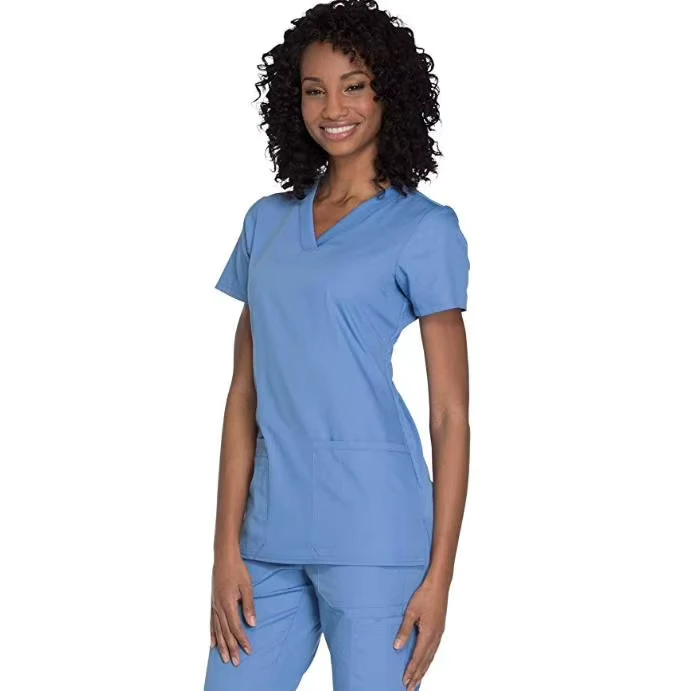 High Quality Medical Scrub Spandex Stretch Uniformes Medico Nursing Scrubs Uniforms Hospital Uniform GECKO MASTER