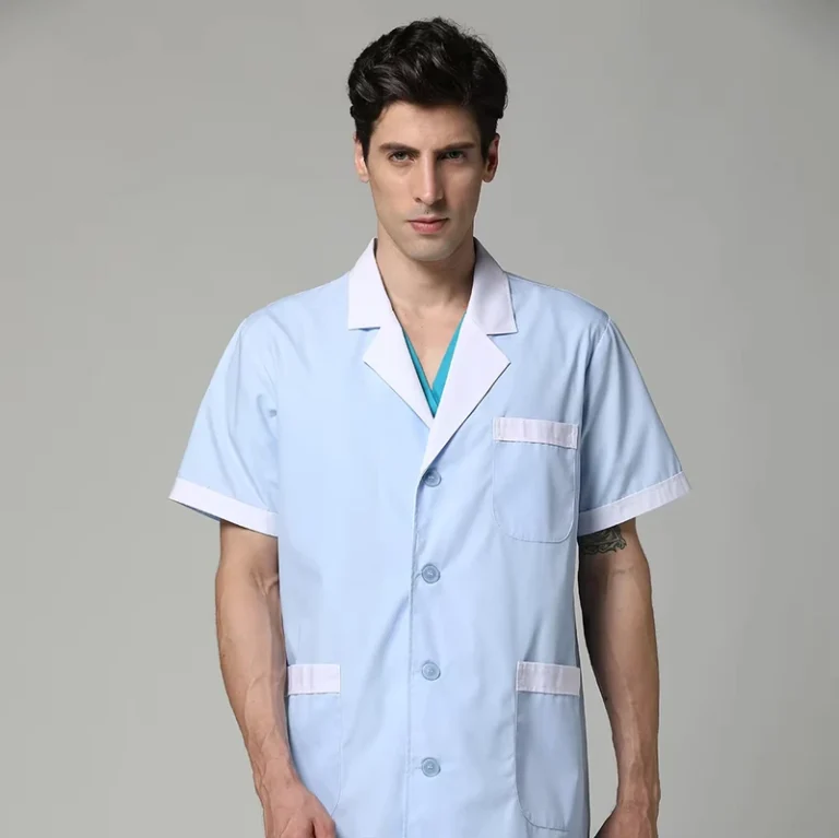 High-Quality-Medical-Scrubs-Nurse-Uniform-Hospital-Uniform-Lab-Coat-White-Lab-Coat-Medical-Uniform