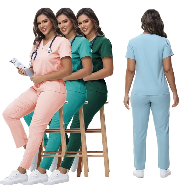 High-Quality-Medical-Uniforms-Summer-Short-Sleeved-Nurse-Doctor-Uniform-Quick-Drying-Hospital-Scrubs-Set