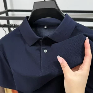 High Quality Men’s Cotton Polo Shirt Summer Short Sleeve T Shirt Men’s Lapel Loose Designer Embroidery Polo Shirt