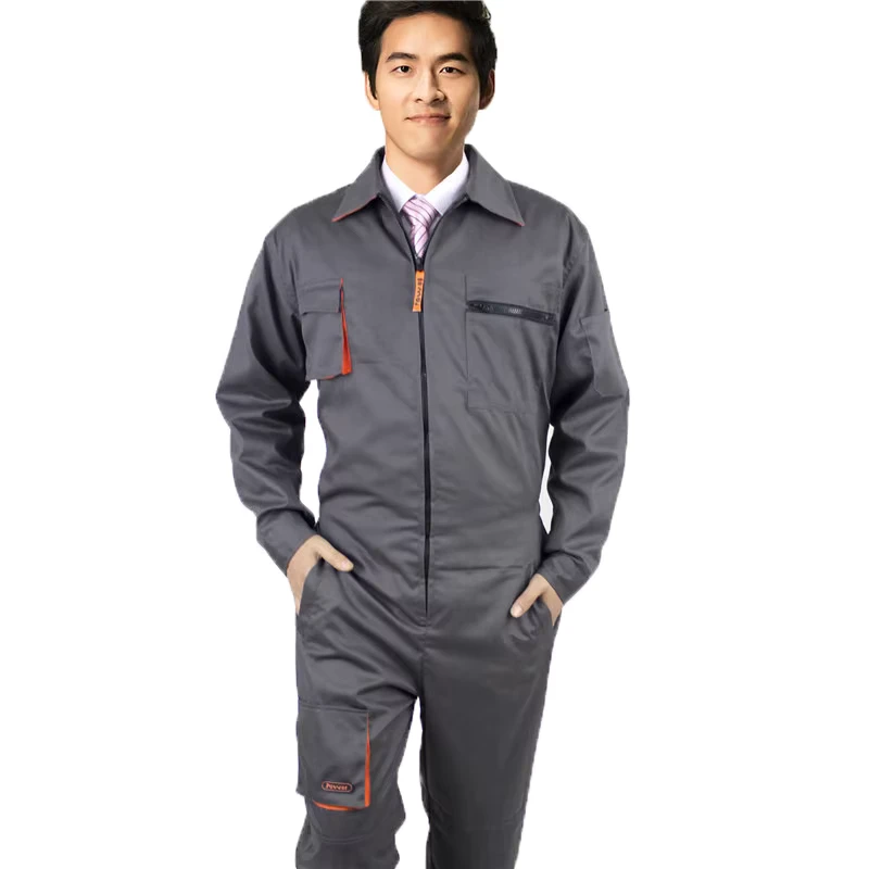 High Quality One Piece Mechanic Worker Jumpsuit Overalls for Mining Cotton Polyester