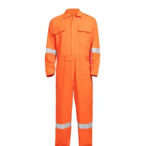 High Quality One Piece Worker Overalls Hi Vis Reflective Safety Workwear Cotton Breathable Construction Work Clothes