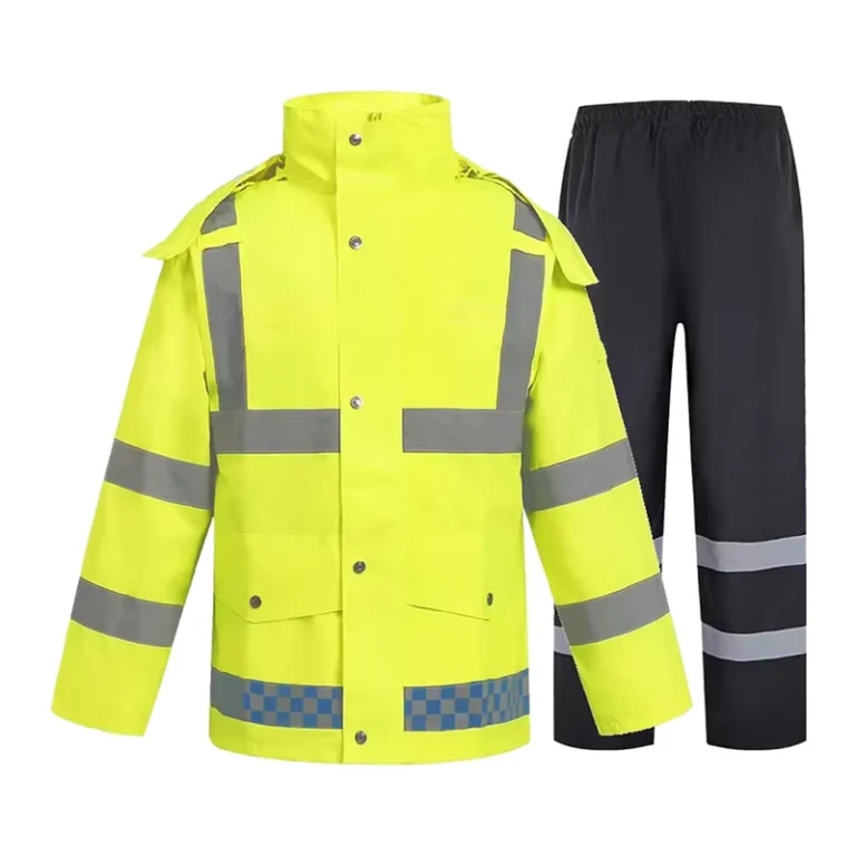 High-Quality-Raincoat-Supplier-Construction-Worker-Reflective-Waterproof-Raincoats-Hivis-Rain-Jacket-Suit