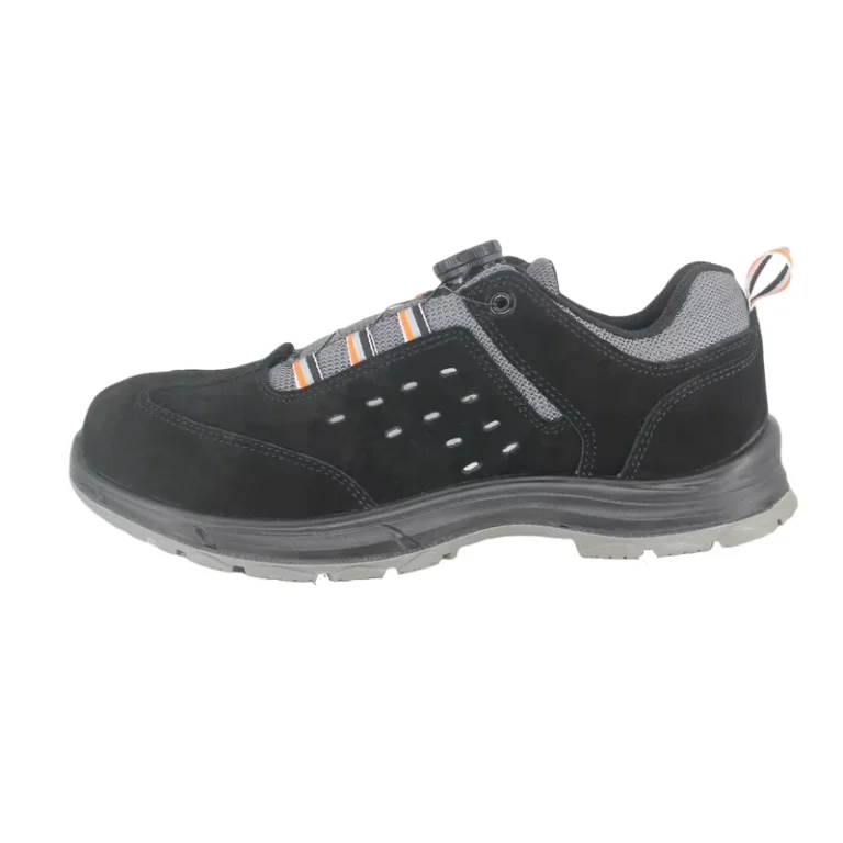 High-Quality-Rotating-Low-Cut-Breathable-Work-Boots-S3-SRC-PU-Rubber-Outsole-Steel-Toe-Mesh-Lining-Smooth-Suede-Leather-Safety