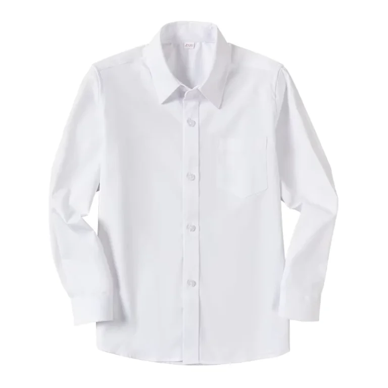 High-Quality-School-Uniform-Designs-Boy-Uniform-Shirt-School-Kids-Primary-White-Polyester-Cotton-Wrinkle-Free-Shirt