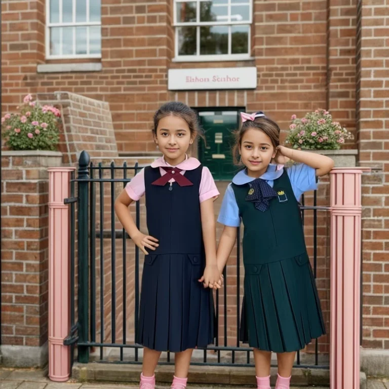 High-Quality-School-Uniform-Girls-Zip-Front-Pinafores-Pleated-Dresses-School-Navy-Blue-Jumper-Uniform