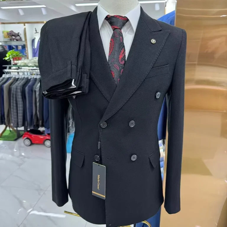 High-Quality-Two-Piece-Mens-Wedding-Suit-Sets-Business-Office-Fashion-Blazer-Pants-Top-Mens-Clothing