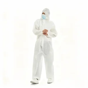 High Quality Tyvek Disposable Gown PP+PE Non Woven Spray Coverall Two Piece Coveralls