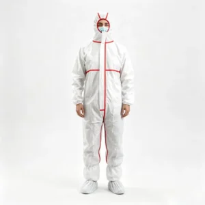 High Quality Waterproof Disposable Protective Coverall Anti splash Medical Coverall Support Custom Logo Package
