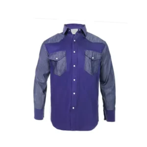 High Quality Western Style Flame Resistant FR Safety Shirt Retardant Workwear Work Shirts