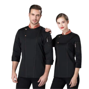 High Quality Winter Long Sleeve Fashion Restaurant Chef Coat Uniform Western Hotel Uniform Formal Restaurant Uniforms