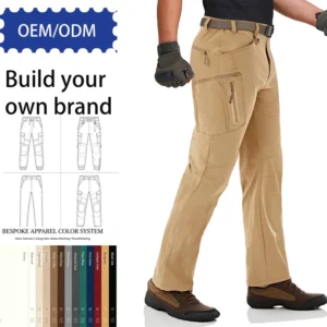 High Quality Work Trousers Pants Outdoor Custom Logo Waterproof Tactical Pants For Men