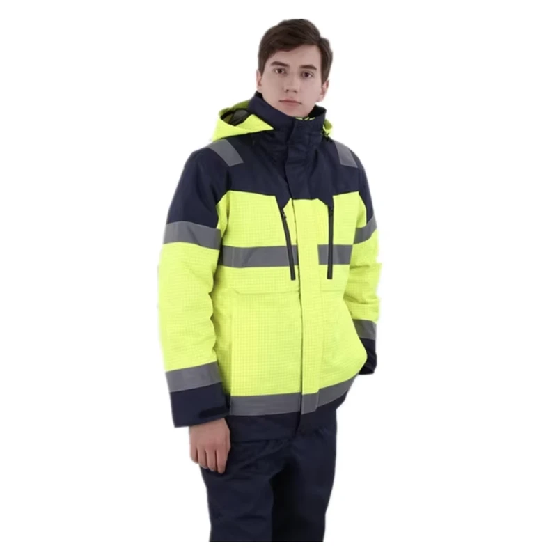 High Quality Workwear Safety Suits Yellow Work Jackets & Shirts Fireproof Windproof & Waterproof