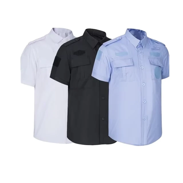 High-QualityCustom-Manufactory-Supply-Men-and-Women-Airline-Pilot-Shirt-Uniform